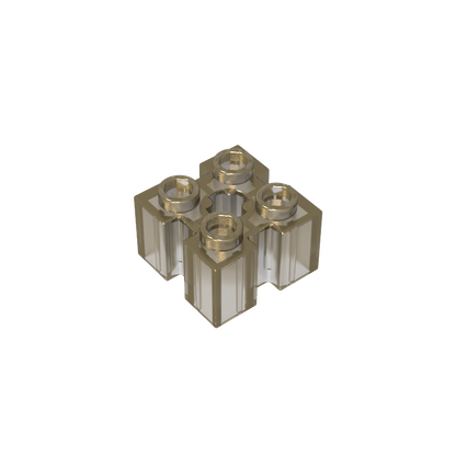 GDS-90179 - Brick Special 2 x 2 with Grooves and Axle Hole