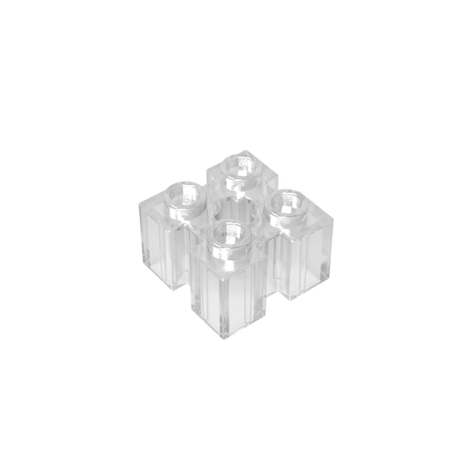 GDS-90179 - Brick Special 2 x 2 with Grooves and Axle Hole