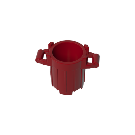 GDS-90180 - Trash Can with 4 Cover Holders