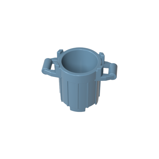 GDS-90180 - Trash Can with 4 Cover Holders