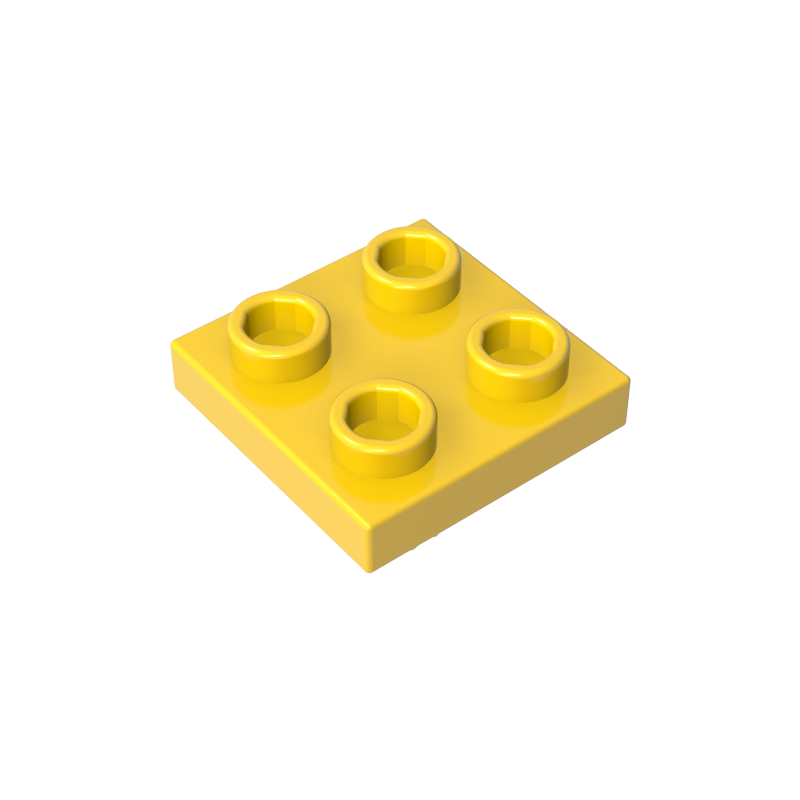 GDS-902 - Plate Special 2 x 2 with Pin on Bottom