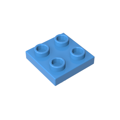 GDS-902 - Plate Special 2 x 2 with Pin on Bottom