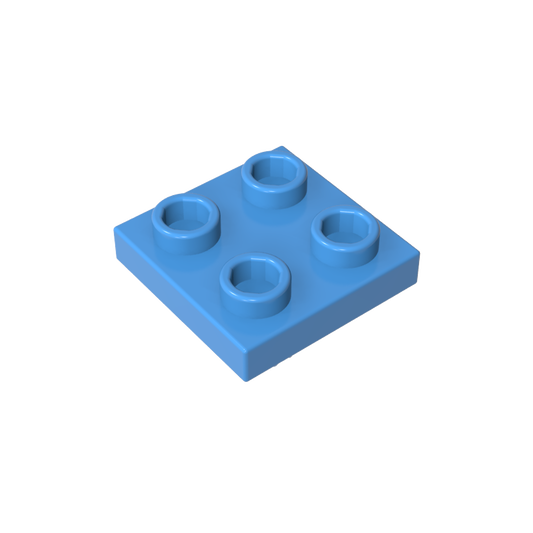 GDS-902 - Plate Special 2 x 2 with Pin on Bottom