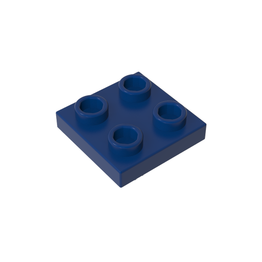 GDS-902 - Plate Special 2 x 2 with Pin on Bottom