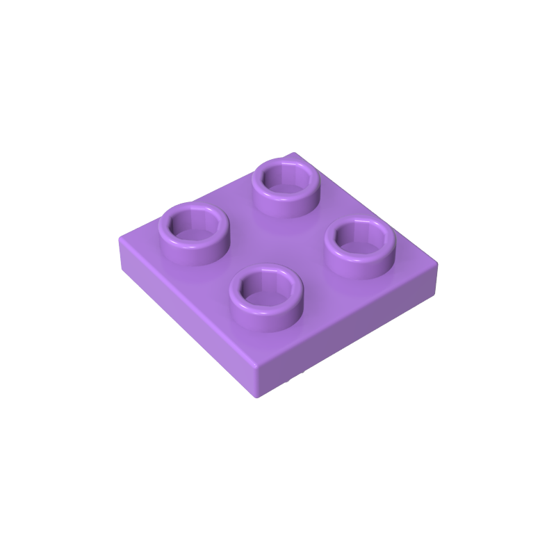 GDS-902 - Plate Special 2 x 2 with Pin on Bottom