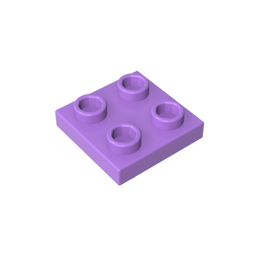 GDS-902 - Plate Special 2 x 2 with Pin on Bottom