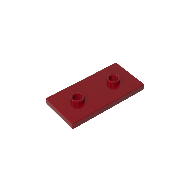GDS-90201 - Plate Special 2 x 4 with Groove and Two Center Studs (Jumper)