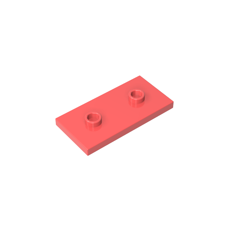 GDS-90201 - Plate Special 2 x 4 with Groove and Two Center Studs (Jumper)