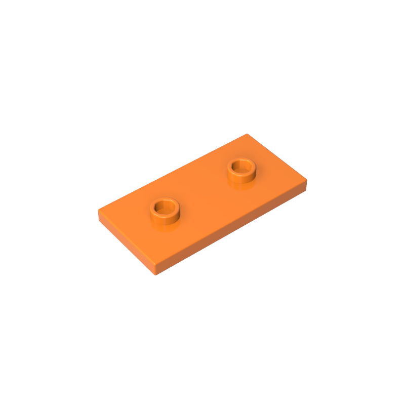 GDS-90201 - Plate Special 2 x 4 with Groove and Two Center Studs (Jumper)