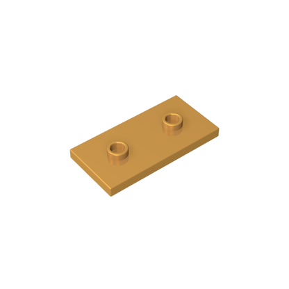 GDS-90201 - Plate Special 2 x 4 with Groove and Two Center Studs (Jumper)