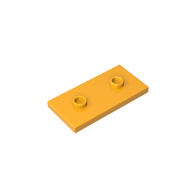 GDS-90201 - Plate Special 2 x 4 with Groove and Two Center Studs (Jumper)