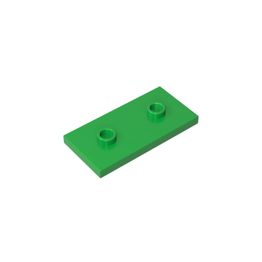 GDS-90201 - Plate Special 2 x 4 with Groove and Two Center Studs (Jumper)