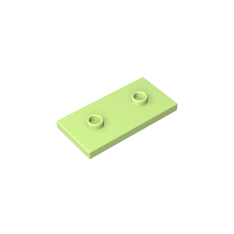 GDS-90201 - Plate Special 2 x 4 with Groove and Two Center Studs (Jumper)