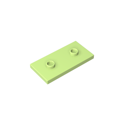 GDS-90201 - Plate Special 2 x 4 with Groove and Two Center Studs (Jumper)