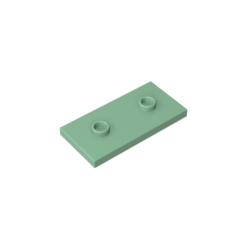 GDS-90201 - Plate Special 2 x 4 with Groove and Two Center Studs (Jumper)