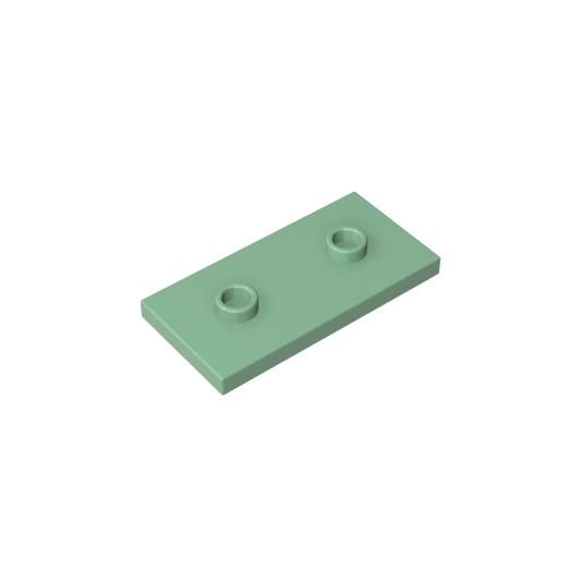 GDS-90201 - Plate Special 2 x 4 with Groove and Two Center Studs (Jumper)