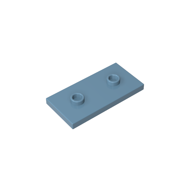 GDS-90201 - Plate Special 2 x 4 with Groove and Two Center Studs (Jumper)