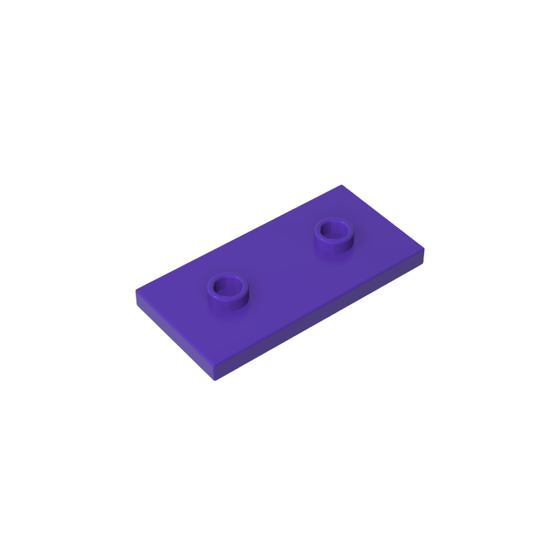 GDS-90201 - Plate Special 2 x 4 with Groove and Two Center Studs (Jumper)