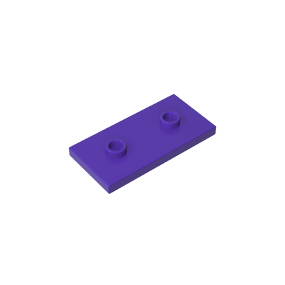 GDS-90201 - Plate Special 2 x 4 with Groove and Two Center Studs (Jumper)