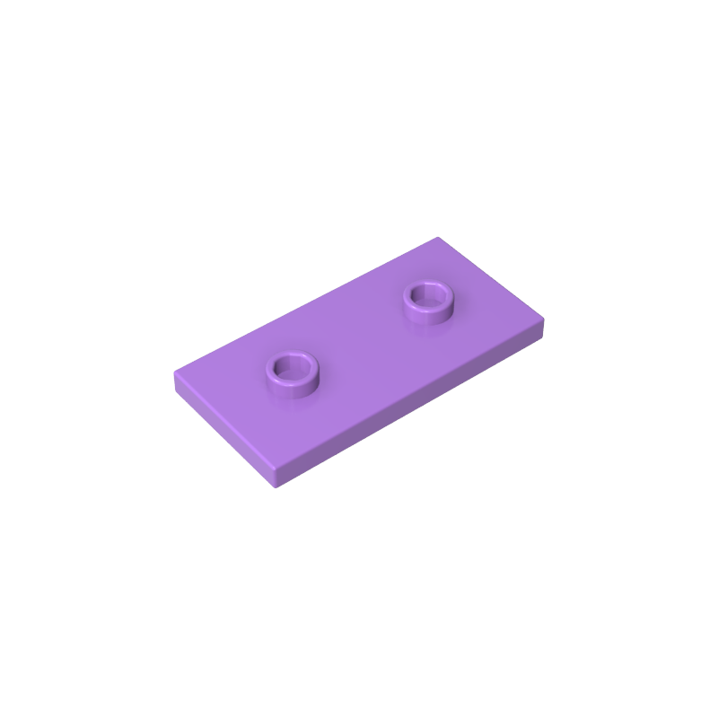 GDS-90201 - Plate Special 2 x 4 with Groove and Two Center Studs (Jumper)