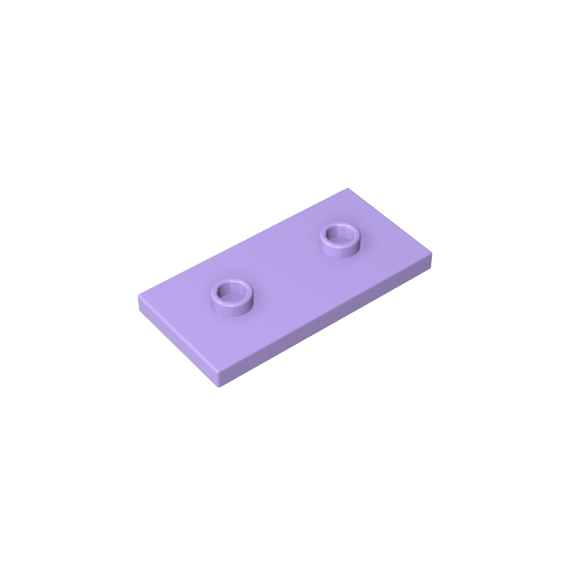GDS-90201 - Plate Special 2 x 4 with Groove and Two Center Studs (Jumper)