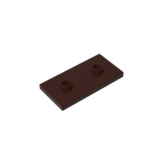 GDS-90201 - Plate Special 2 x 4 with Groove and Two Center Studs (Jumper)