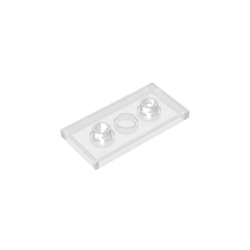 GDS-90201 - Plate Special 2 x 4 with Groove and Two Center Studs (Jumper)