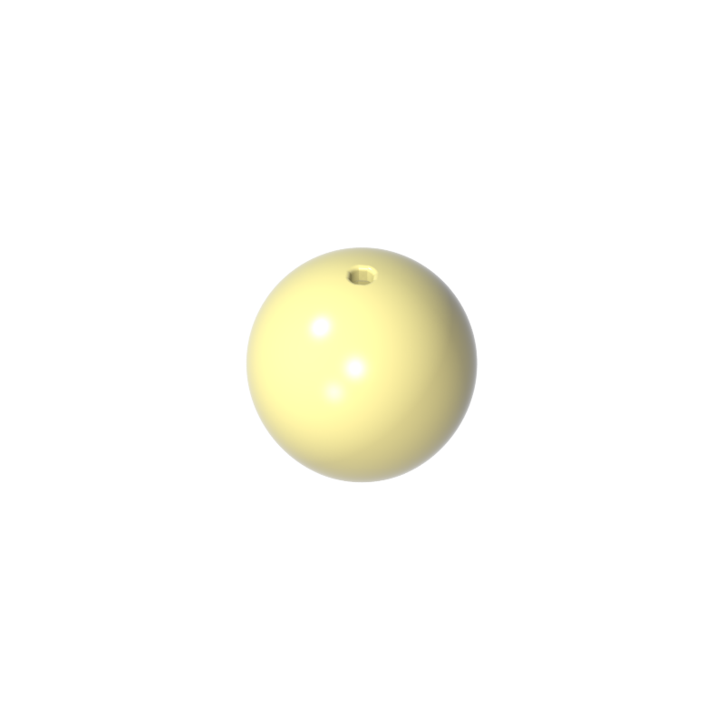 GDS-90219 - Minifig Helmet Round Sphere with Small Hole