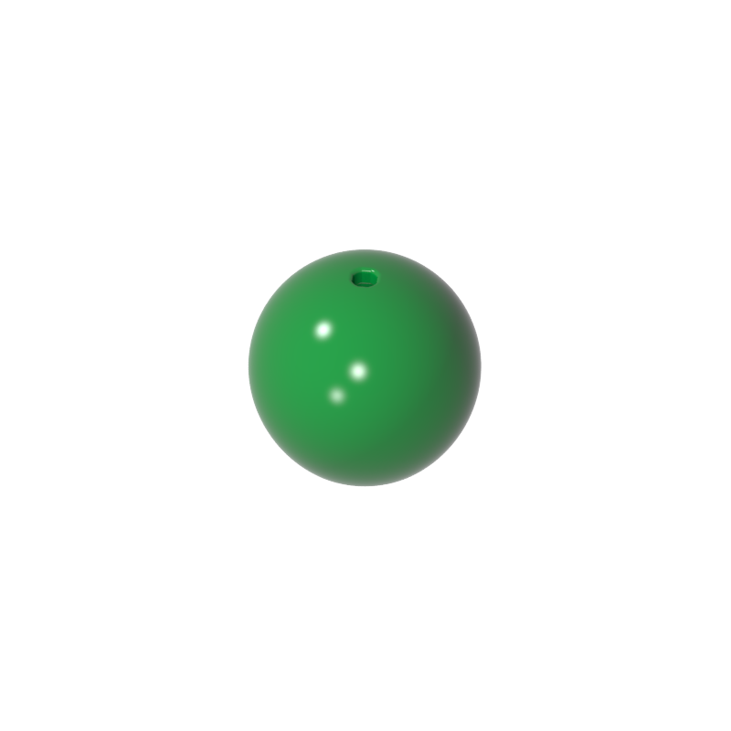 GDS-90219 - Minifig Helmet Round Sphere with Small Hole