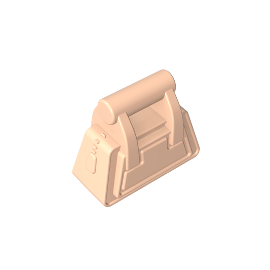 GDS-90221 - Bag / Handbag / Purse Angular with Zipper [Plain]