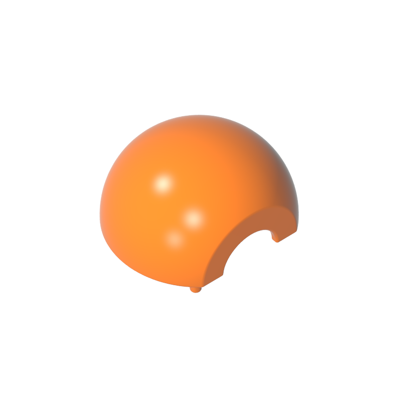 GDS-90227 - Dome Hemisphere 2 x 2 with Cutout