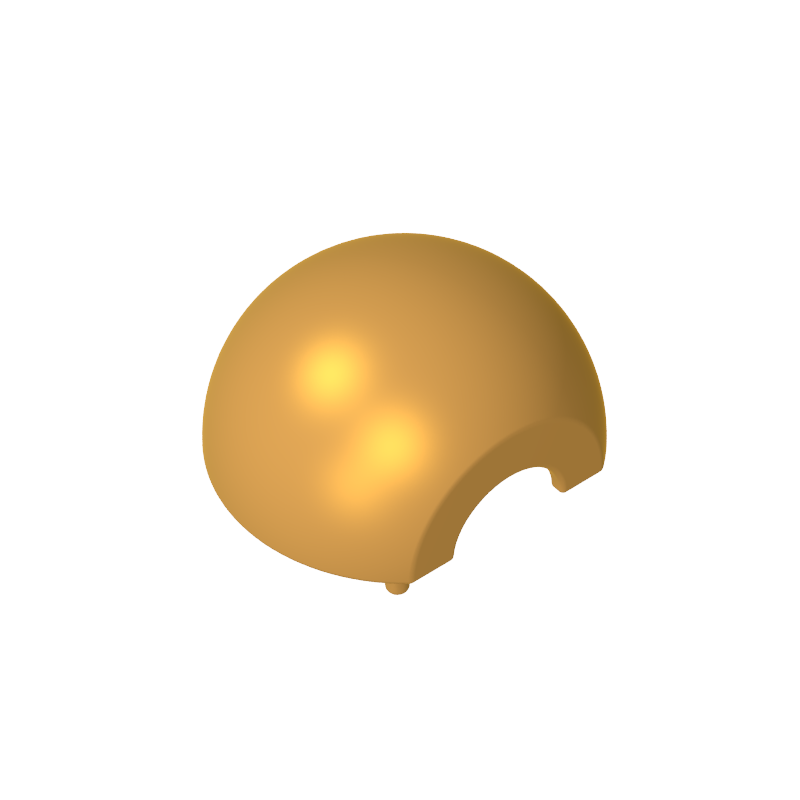GDS-90227 - Dome Hemisphere 2 x 2 with Cutout