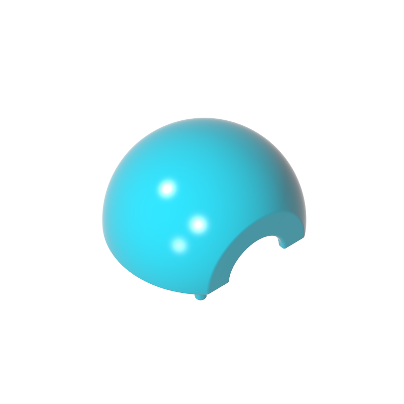 GDS-90227 - Dome Hemisphere 2 x 2 with Cutout