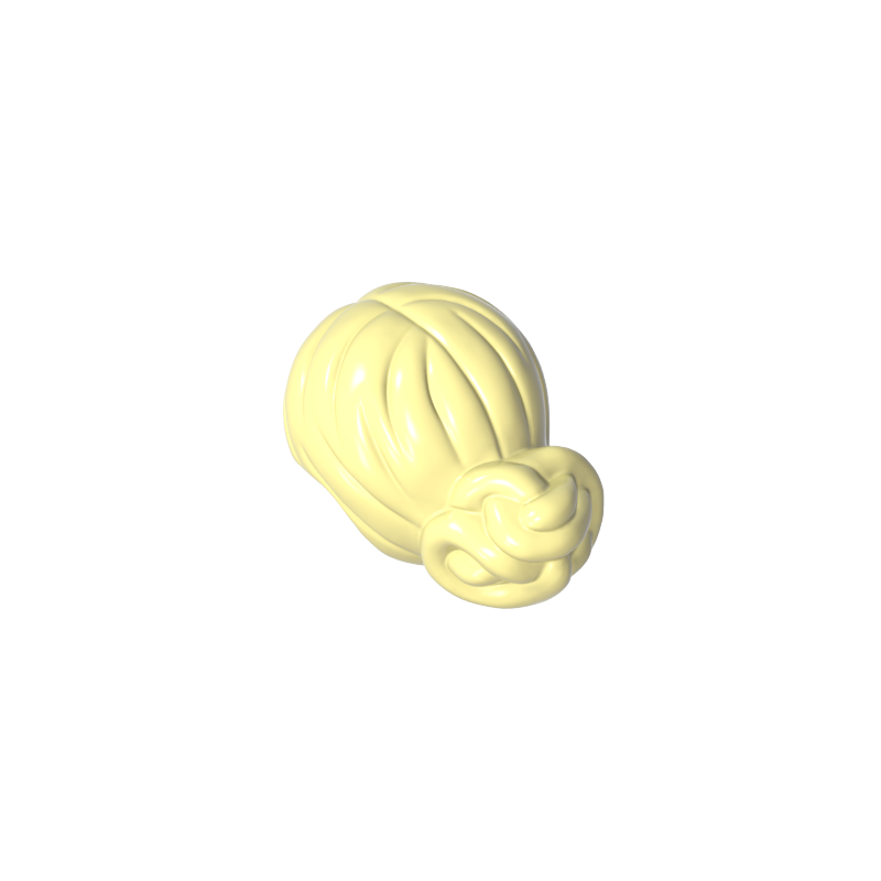 GDS-90235 - Minifig Hair with Elaborate Knot Bun
