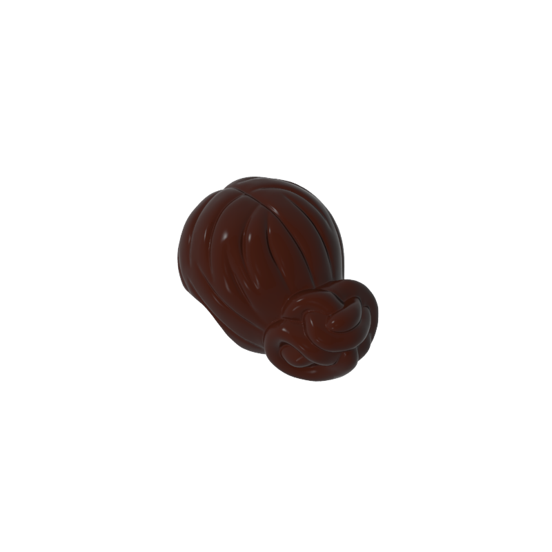 GDS-90235 - Minifig Hair with Elaborate Knot Bun