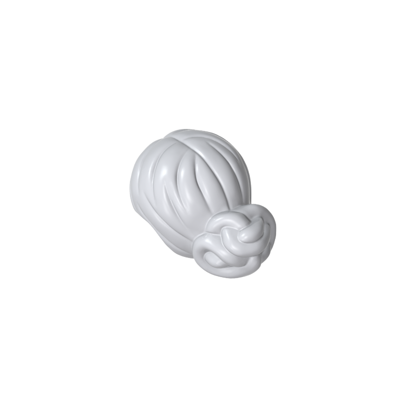 GDS-90235 - Minifig Hair with Elaborate Knot Bun