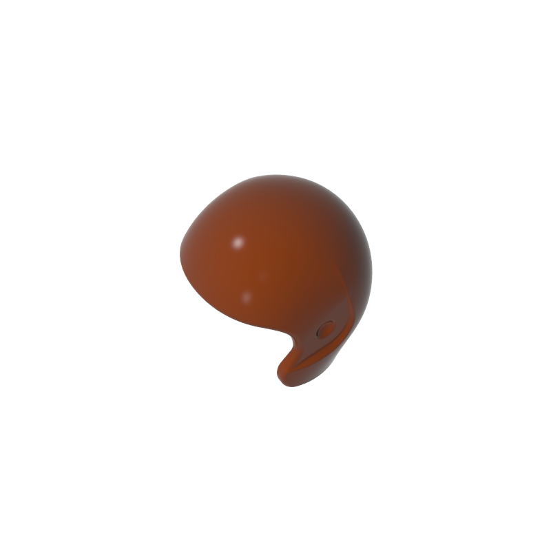 GDS-90239 - Minifig Sports Helmet [Plain]