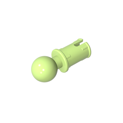 GDS-903 - Technic Pin with Friction Ridges Lengthwise and Towball