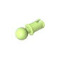 GDS-903 - Technic Pin with Friction Ridges Lengthwise and Towball