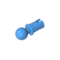 GDS-903 - Technic Pin with Friction Ridges Lengthwise and Towball