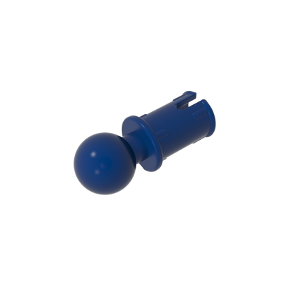 GDS-903 - Technic Pin with Friction Ridges Lengthwise and Towball