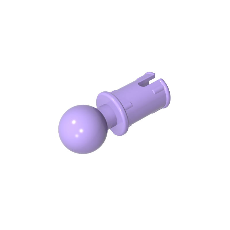 GDS-903 - Technic Pin with Friction Ridges Lengthwise and Towball