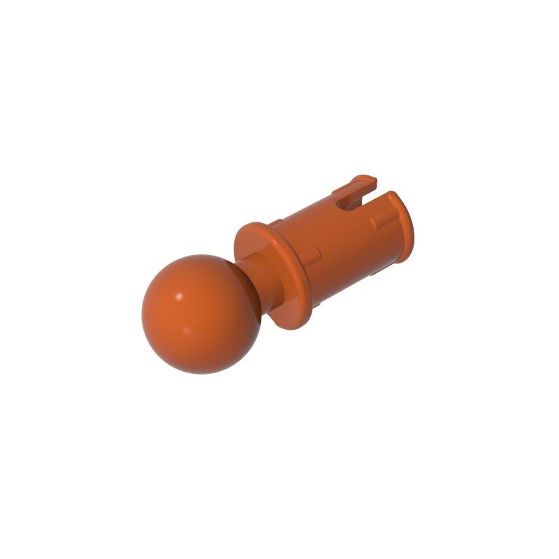 GDS-903 - Technic Pin with Friction Ridges Lengthwise and Towball