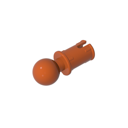 GDS-903 - Technic Pin with Friction Ridges Lengthwise and Towball