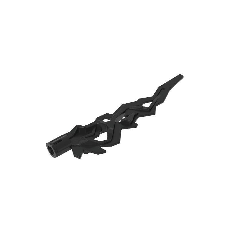 GDS-90302 - Large Figure Weapon Accessory, Flame / Lightning Bolt with Axle Hole