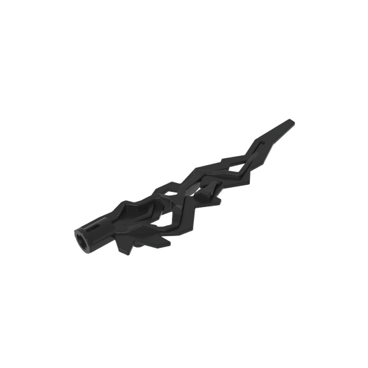GDS-90302 - Large Figure Weapon Accessory, Flame / Lightning Bolt with Axle Hole