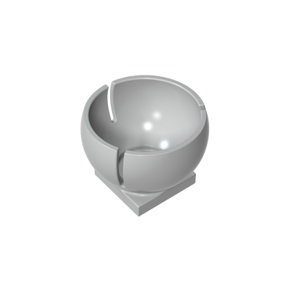 GDS-90314 - Cylinder Hemisphere 2 x 2 Ball Turret Socket Base