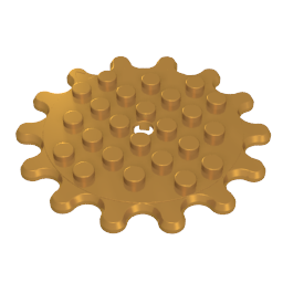 GDS-90331 - Plate Special 6 x 6 Splat Gear with 14 Teeth