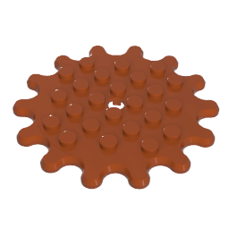 GDS-90331 - Plate Special 6 x 6 Splat Gear with 14 Teeth