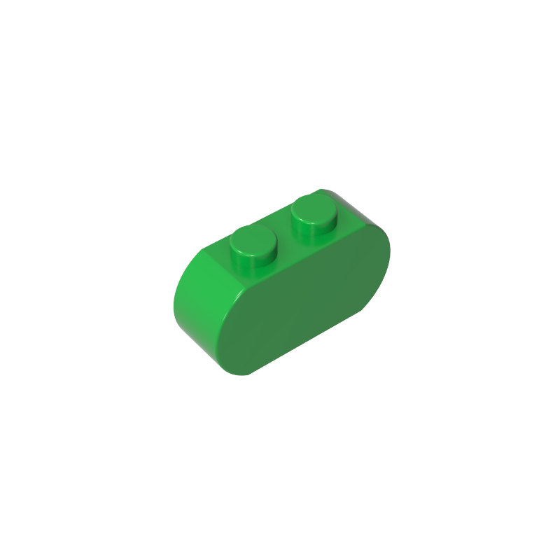 GDS-90336 - Brick Curved 3 x 1 with Round Ends